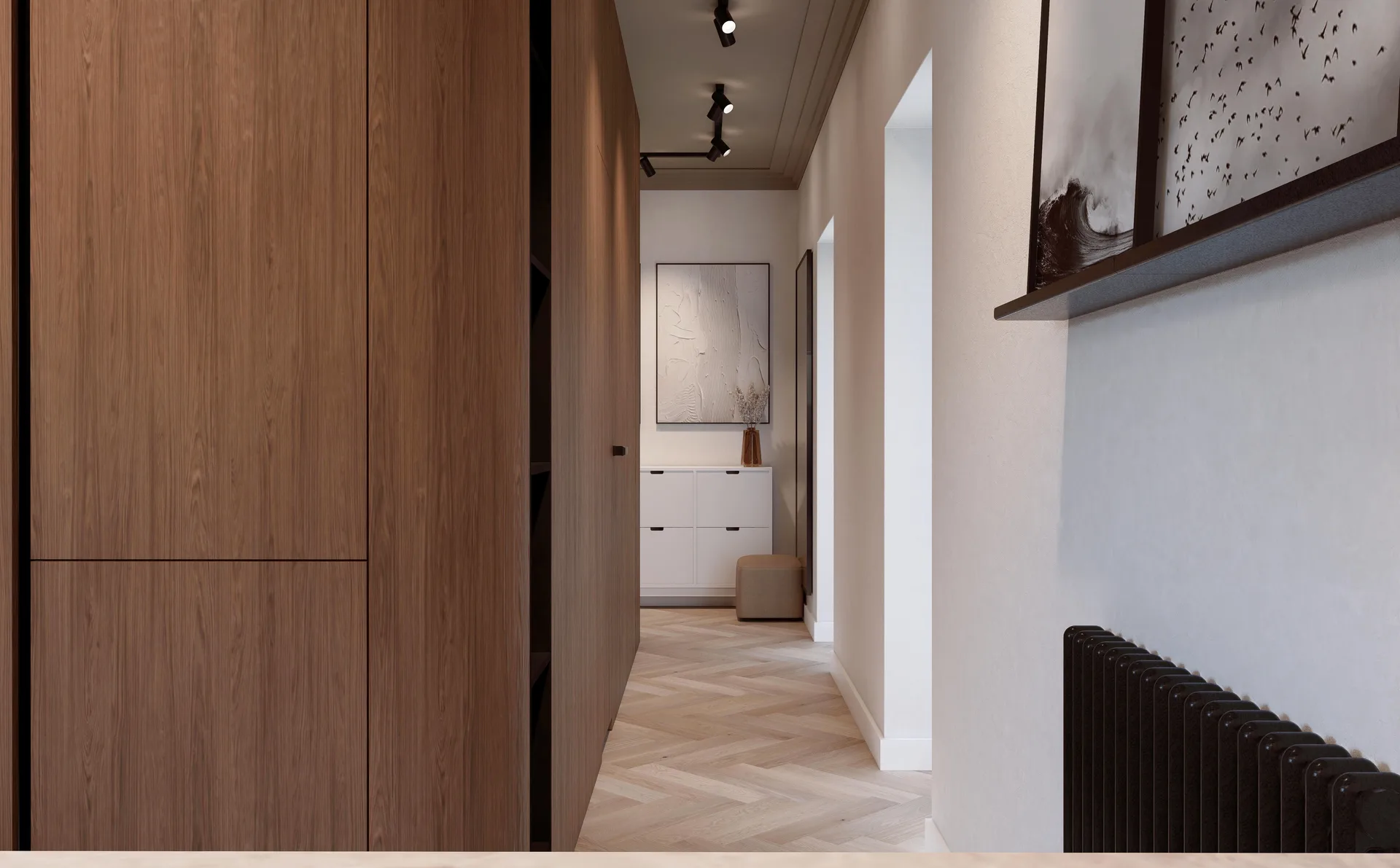 Mieszkanie 55 m² projekt wnętrz Gdańsk – Łukasz Macuga architekt wnętrz
