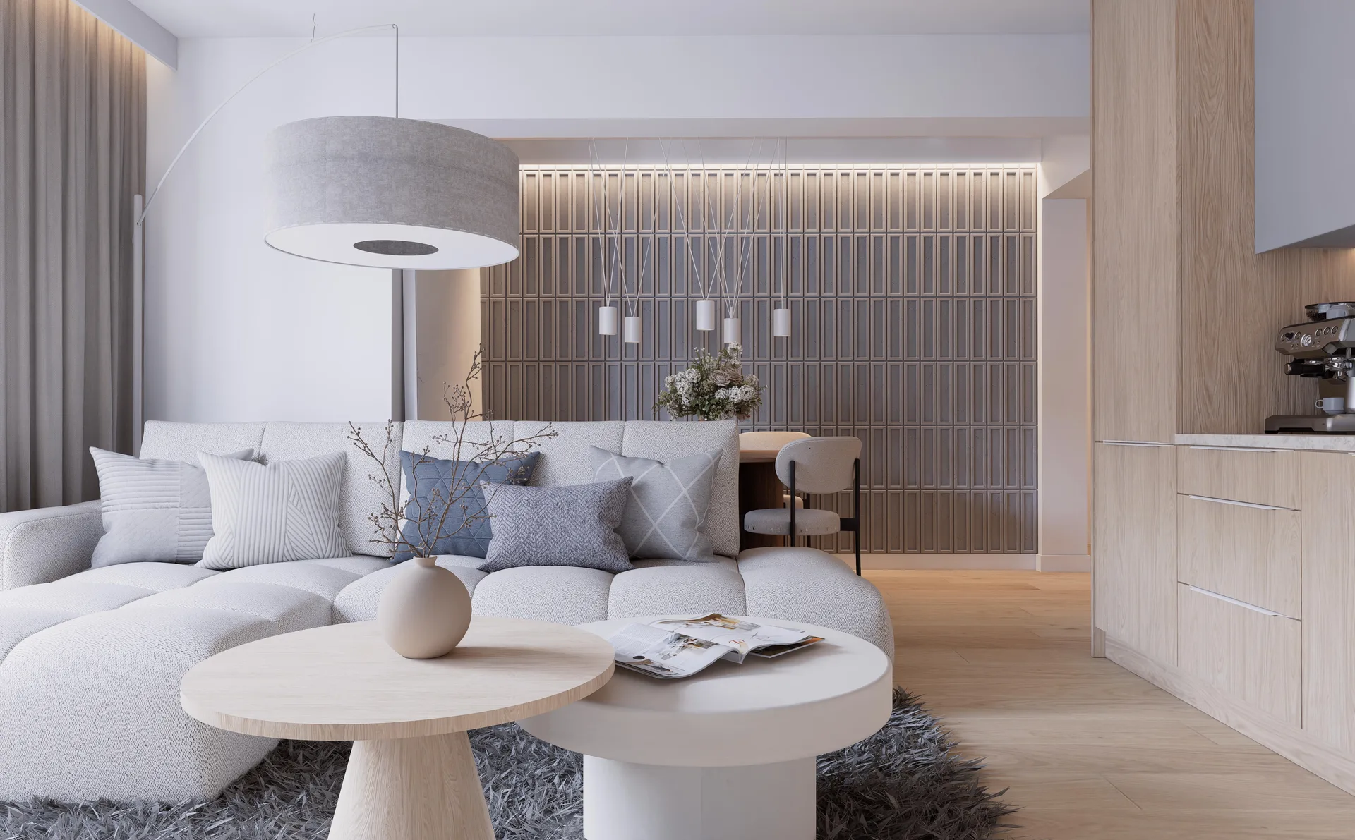 Mieszkanie 68 m² projekt wnętrz Słupsk – Łukasz Macuga architekt wnętrz