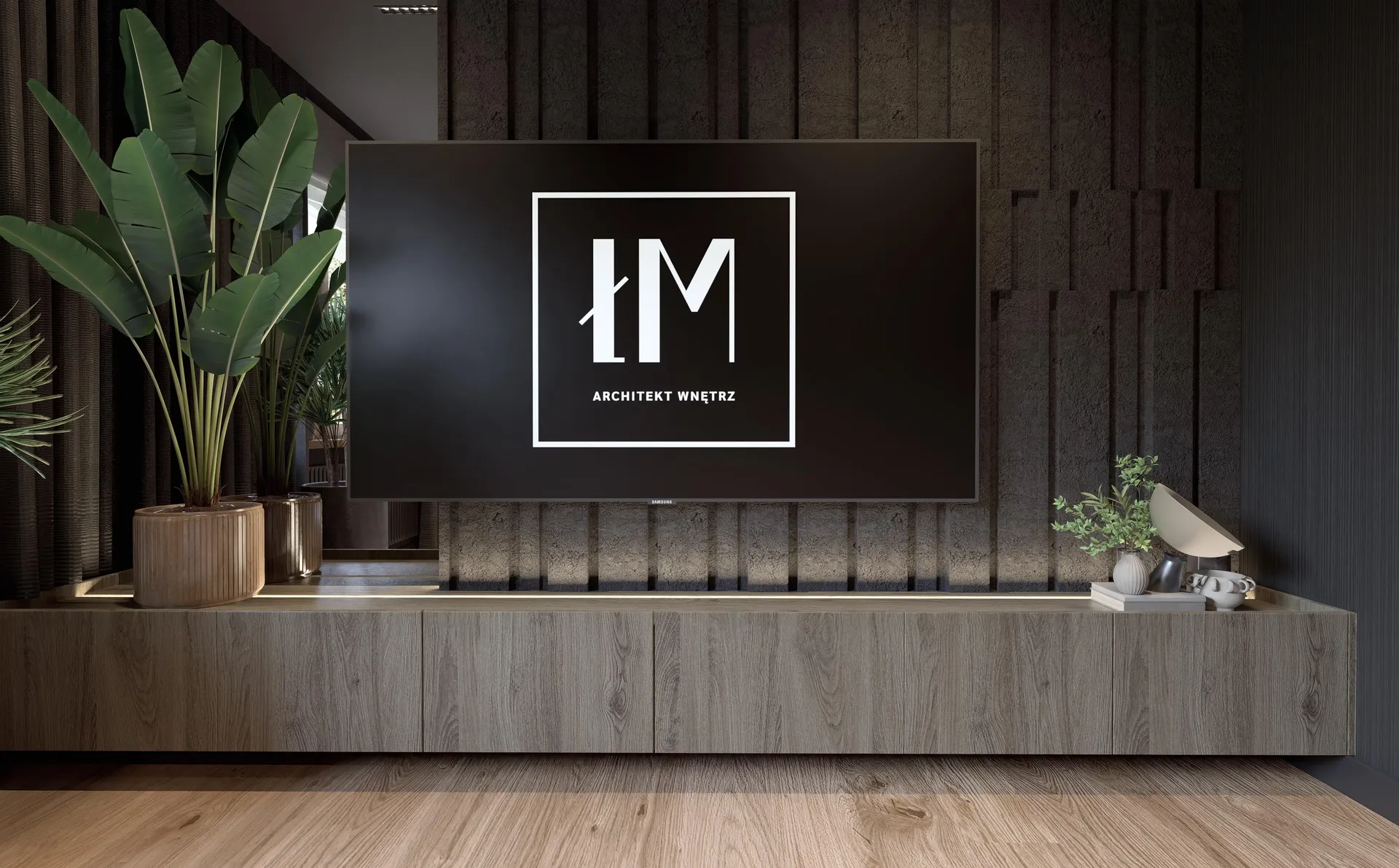Sypialnia master suite – architekt wnętrz Warszawa, Łukasz Macuga